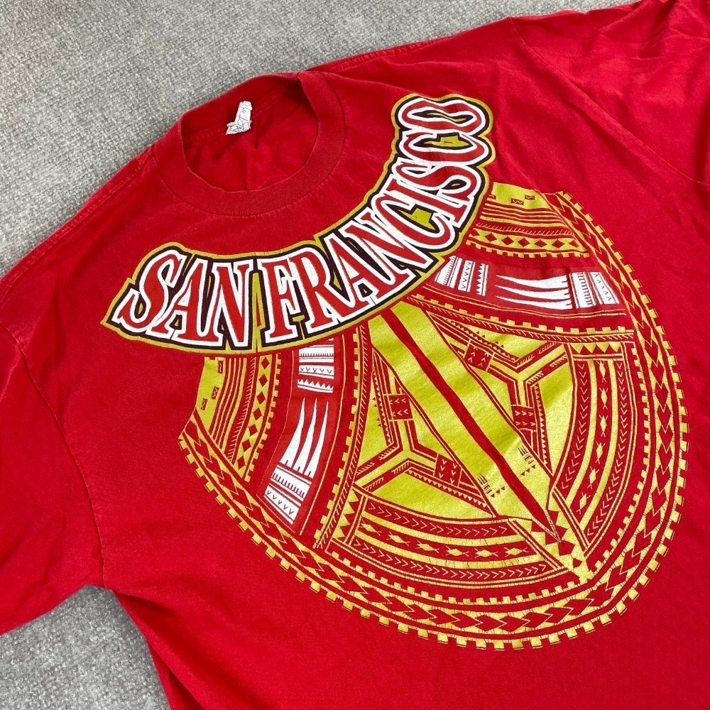 San Francisco Tribal Souvenir T‎ Shirt Mens XL Red Alstyle Apparel & Activewear